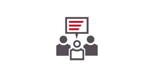 Group collaboration illustration