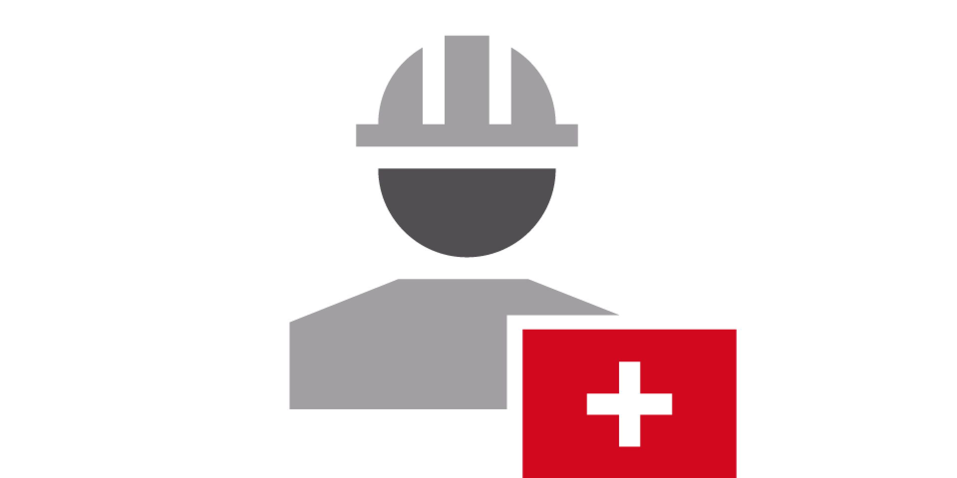ikona pracovníka a červeného kríža