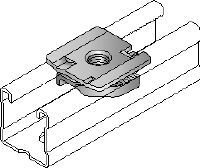 MQA-S Pozinkovaný čap potrubnej objímky na pripojenie závitových komponentov k nosníkom MQ/HS