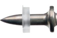 Klince z nehrdzavejúcej ocele X-R P8 Vysokovýkonný samostatný klinec s oceľovou podložkou pre prachom poháňané vsadzovacie stroje pre osadenie do ocele v korozívnom prostredí