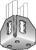 Kotevná platňa MQP-F Žiarovo zinkovaná (HDG) nosníková pätka na upevnenie nosníkov k rôznym základným materiálom