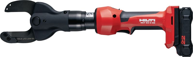 NCT 53 C-22 akumulátorové nožnice na medené/hliníkové káble Akumulátorové nožnice na medené a hliníkové káble do 2 │ 50 mm (platforma akumulátora Nuron)