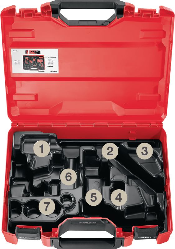 Kufor Cordl. kit 12V–3 tools prázdn. 