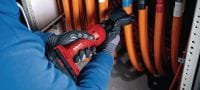 NCT 53 C-22 akumulátorové nožnice na medené/hliníkové káble Akumulátorové nožnice na medené a hliníkové káble do 2 │ 50 mm (platforma akumulátora Nuron) Použitie 3