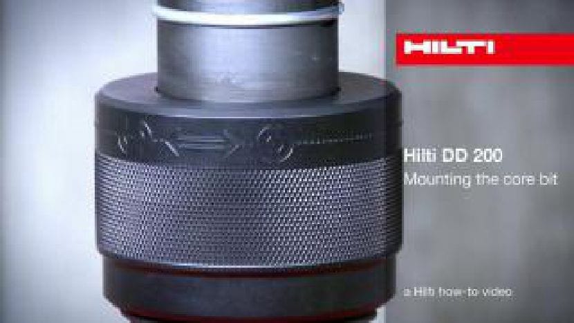 Hilti BL skľučovadlo - Montáž vŕtacej korunky