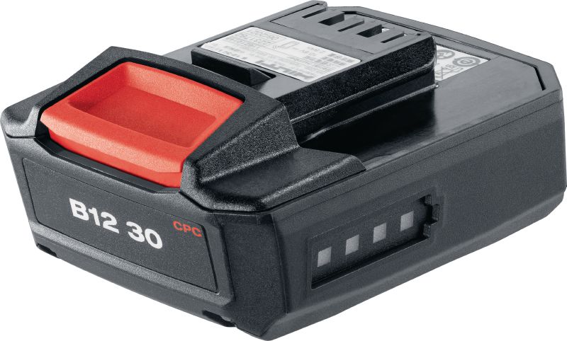 B 12-30 12 V akumulátor Kompaktný a mimoriadne ľahký 12 V Li-ion akumulátor