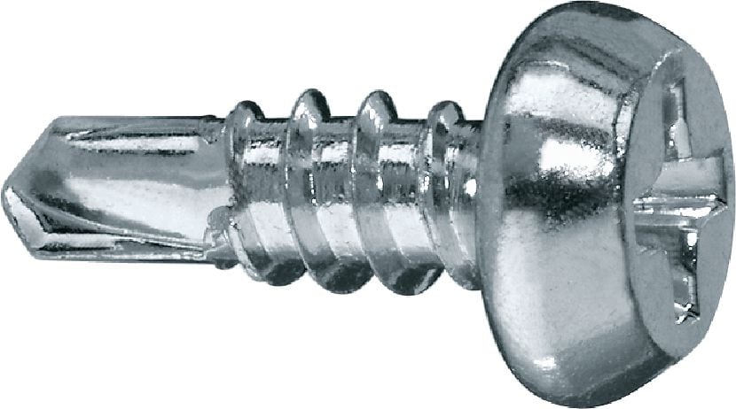 S-DD 02 Z 02 Skrutka do vnútorných kovových rámov so zápustnou hlavou s krížovou drážkou (pozinkovaná) pre upevnenie rámov k profilom