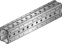 Montážny nosník MI Žiarovo pozinkované (HDG) inštalačné nosníky na konštrukciu nastaviteľných, MEP podpier pre veľké zaťaženie a modulárnych 3D konštrukcií