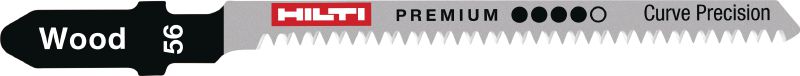 Pílové listy do priamočiarej píly na rezanie dreva (presné oblúky) Pílové listy do priamočiarych píl pre rýchle a presné rezanie mäkkého dreva a preglejky