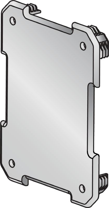 Krytka na nosník MIA-EC Krytka na nosník pre bezpečnejšie a šikovnejšie krytie koncov nosníkov MI a MIQ