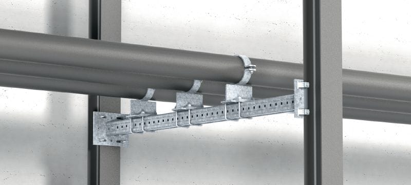 MI-SGC M12 Žiarovo zinkovaná (HDG) samostatná nosníková príchytka na pripojenie oceľových kotevných platní MIQ priamo na oceľové nosníky Použitie 1