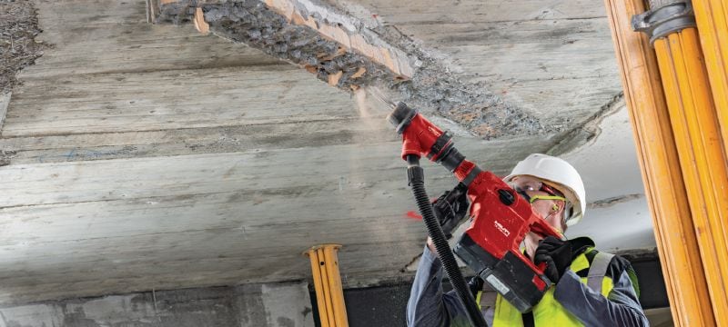 TE-YPX SM Jedinečný špicatý sekáč SDS Max (TE-Y) pre búranie a povrchovú úpravu v betóne a murive Použitie 1