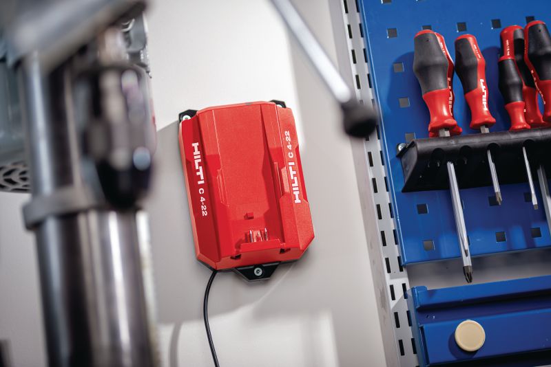 C 4-22 Kompaktná nabíjačka Nuron Kompaktná nabíjačka na všetky akumulátory Hilti Nuron