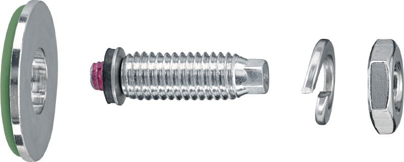 Závitový klinec S-BT-ER HC Závitová skrutka (nehrdzavejúca oceľ, metrický závit) pre elektrické spojenia do ocele vo vysoko korozívnom prostredí, odporúčaná maximálny prierez pripojeného kábla 120 mm²
