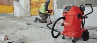VC 60L-X − odsávač prachu triedy L Veľmi výkonný vysávač prachu na pripojenie k elektrickému náradiu a na čistenie staveniska (mokré a suché) s nádržou s objemom 60 l Použitie 5