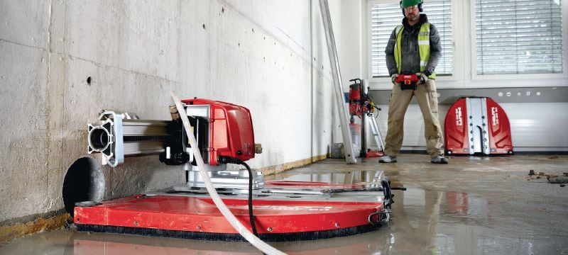 Kotúč stenovej píly SPX LCS Equidist (60H: na náradie Hilti a Husqvarna®) Jedinečný kotúč stenovej píly (5 – 10 kW) na vysokú rýchlosť rezania a dlhšiu životnosť v železobetóne (hriadeľ 60H vhodný pre stenové píly Hilti a Husqvarna®) Použitie 1