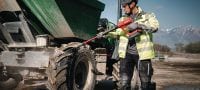 PC 2-22 Akumulátorový tlakový čistič Prenosný tlakový čistič s tlakom až 40 barov (580 PSI), jednoduché upratovanie na stavbách (platforma akumulátora Nuron) Použitie 3