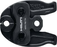Lisovacie čeľuste na potrubia NPR PM TH Lisovacie čeľuste pre potrubné objímky s profilom TH do 40 mm. Kompatibilné so strojom na lisovanie potrubí Hilti NPR 19-A
