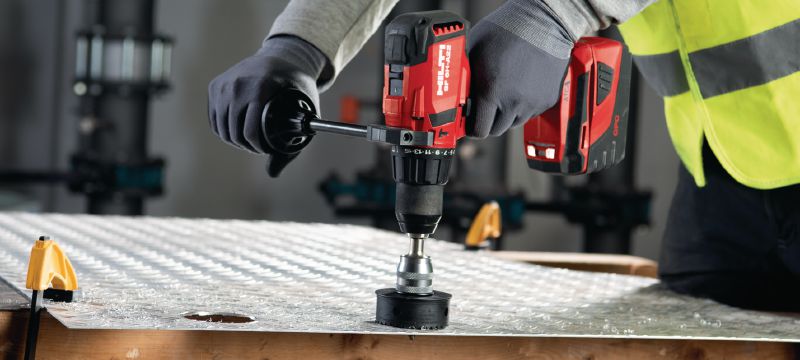Bimetalová korunka MetalCut Prémiová bimetalová korunka na rezanie otvorov do ocele a neželezných kovov Použitie 1