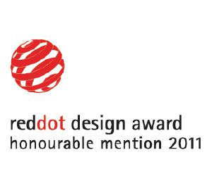                Tento výrobok dostal ocenenie Red Dot „Čestné uznanie” za dizajn.            
