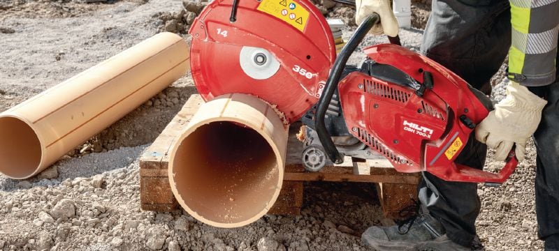 Diamantový kotúč na kovy SPX Jedinečný diamantový kotúč na dosiahnutie vynikajúcej účinnosti rezania do kovových a ostatných základných materiálov Použitie 1