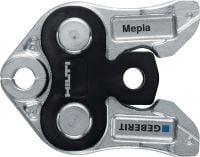 Lisovacie čeľuste na potrubia NPR PM G Lisovacie čeľuste na potrubné objímky s profilom G do 40 mm. Kompatibilné so strojom na lisovanie potrubí Hilti NPR 19-A
