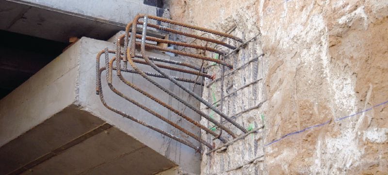 Sada prísluš. Hit Profi Rebar box Použitie 1