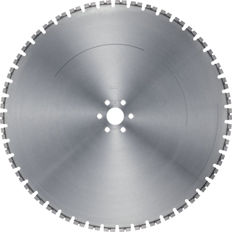 Kotúč stenovej píly SPX LCS Equidist (60H: na náradie Hilti a Husqvarna®) Jedinečný kotúč stenovej píly (5 – 10 kW) na vysokú rýchlosť rezania a dlhšiu životnosť v železobetóne (hriadeľ 60H vhodný pre stenové píly Hilti a Husqvarna®)