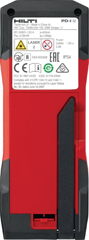 Laserový diaľkomer PD-I Robustný laserový merací prístroj s inteligentnými meracími funkciami a technológiou prepojenia cez Bluetooth® pre interiérové aplikácie s priemerom až 100 m/330 stôp