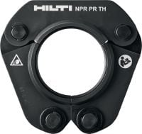 Lisovací krúžok na potrubia NPR PR TH Lisovacie objímky pre stláčacie montážne nosníky TH do 63 mm. Kompatibilné so strojmi na lisovanie potrubí NPR 32-A.