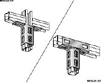 Spojovací čap MQV-2D-F Žiarovo zinkovaný (HDG) spoovací čap pre dvojrozmerné konštrukcie