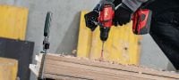 Akumulátorový skrutkovač SF 6-A22 Výkonný akumulátorový 22 V vŕtací skrutkovač s aktívnou reguláciou krútiaceho momentu a elektronickou spojkou pre univerzálne použitie v dreve, murive, kove a iných materiáloch Použitie 2