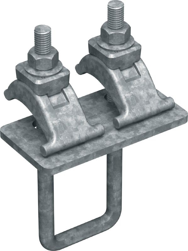 MT-BC-GS T OC nosníková svorka Nosníková svorka na upevnenie nosníkov MT-70 a MT-80 k oceľovým nosníkom, na vonkajšie použitie s nízkym znečistením