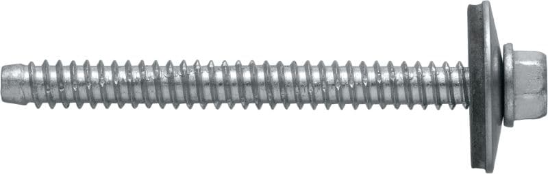 S-MP 74 S závitorezné skrutky Závitorezná skrutka (nehrdzavejúca oceľ A2) s 22 mm podložkou pre upevnenie oceľových/hliníkových plechov na mimoriadne hrubú oceľ
