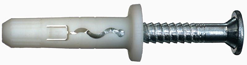 Natĺkacia hmoždinka HPS-1 Natĺkacia plastová hmoždinka so skrutkou (galvanický pozink)