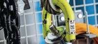 AI T34-P Veľmi robustný štítok z nehrdzavejúcej ocele s vysokou odolnosťou voči mechanickým a abrazívnym pôsobeniam, vybavený rôznymi možnosťami uchytenia pre univerzálne použitie Použitie 1