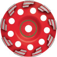 Diamantový brúsny hrniec SPX Abrasive (na DG/DGH 150) Jedinečný diamantový brúsny hrniec pre diamantovú brúsku DG/DGH 150 – pre brúsenie čerstvého a abrazívneho betónu