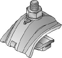 MQT-U Pozinkovaná nosníková príchytka pre použitie na otvorenej strane alebo na zadnej strane oceľových nosníkov MQ/HS