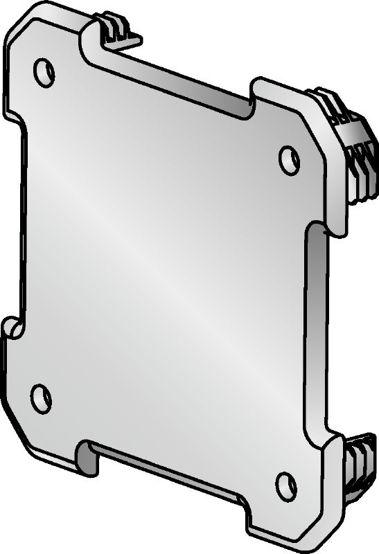 Krytka na nosník MIA-EC Krytka na nosník pre bezpečnejšie a šikovnejšie krytie koncov nosníkov MI a MIQ