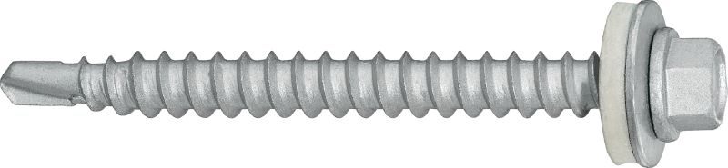 Samorezné skrutky do kovu S-MDW61Z Samorezná skrutka (pozinkovaná uhlíková oceľ) s podložkou na upevnenie ocele a hliníka k drevu