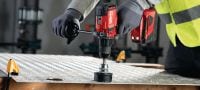 Bimetalová korunka MetalCut Prémiová bimetalová korunka na rezanie otvorov do ocele a neželezných kovov Použitie 2