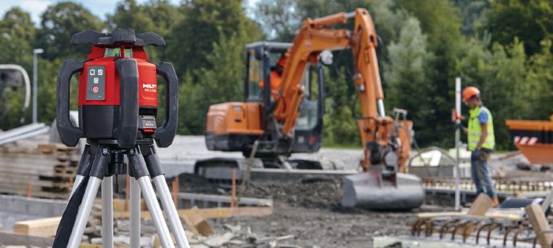 Interiérový rotačný laser PR 3-HVSG Interiérový rotačný laser s vysoko viditeľným zeleným lúčom Použitie 1