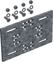 Modulárna platňa MT-P-G OC Modulárna doska na montáž modulárnych konštrukcií na konštrukčnú oceľ bez potreby priameho upevnenia